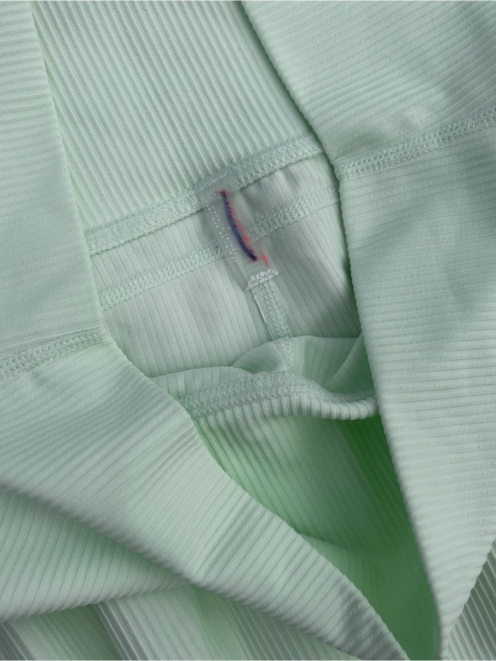 Free People Movement Light Mint Ribbed Joggers - Picture 3 of 4